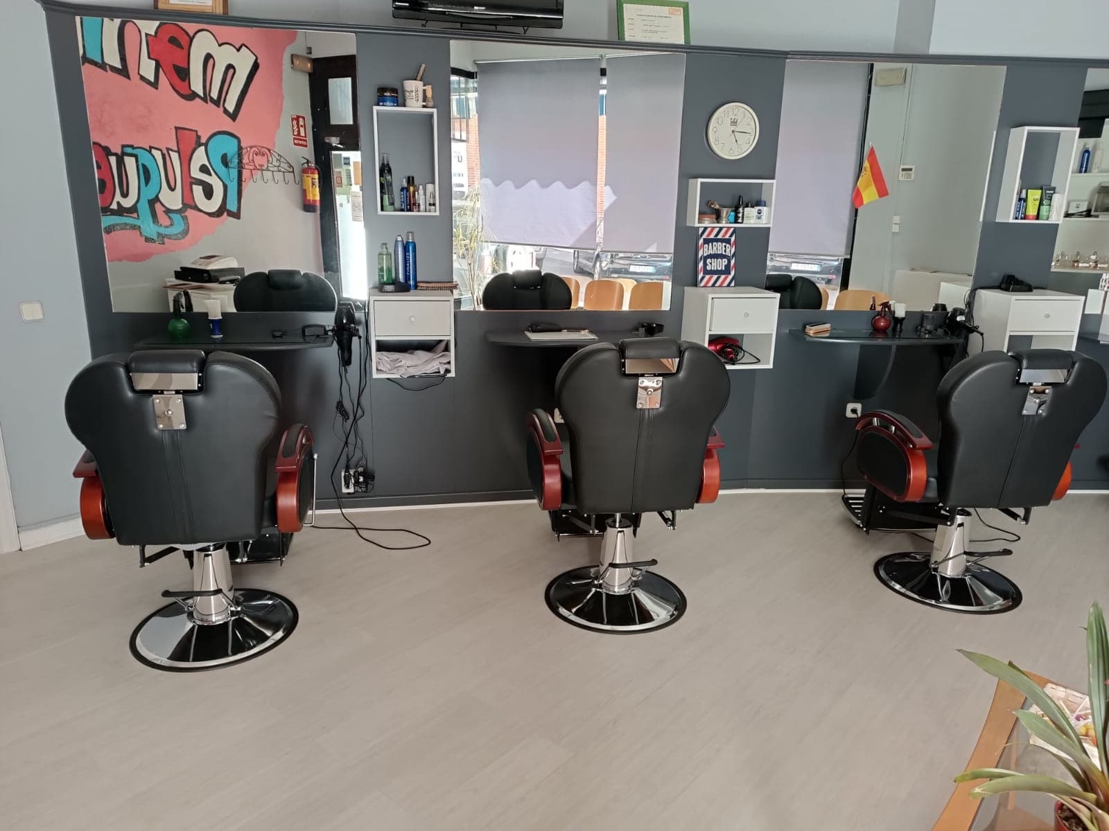 Puestos de trabajo del salón
